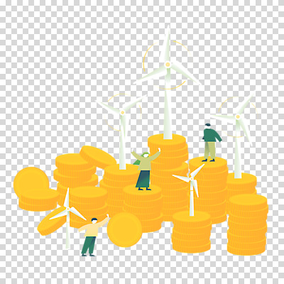 전신 편집 편집이미지 여자 남자 서기 누끼 성인 세명 손들기 동전 만세 그린에너지 풍력에너지 금화 PNG 동전탑 성인만 편집소스 그린플레이션 돈 모션 사람 쌓기 에너지 황금 파일형식 인플레이션