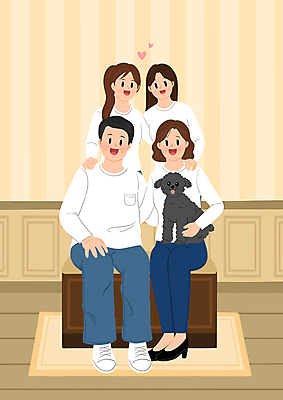 전신 PSD 한마리 여자 남자 딸 행복 반려견 중년 일러스트 가족 엄마 스튜디오 함께함 가족애 웃음 앉기 여러명 상반신 성인 반려동물 사진촬영 아빠 강아지 추억 가족사진 푸들 어깨에손 단체사진 국내일러스트 동물 1 감정 다수 컨셉 관계 모션 표정 사랑 사람 촬영 개 기념사진 파일형식