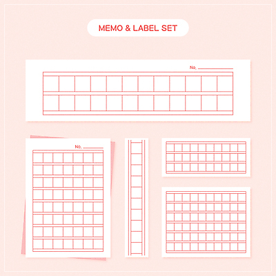 디자인 분홍색 스티커 일러스트 사람없음 세트 라벨 다이어리 메모지 심플 메모노트 원고지 다꾸 국내일러스트 AI파일 컬러 프레임 사무용품 신조어 약어 파일형식 벡터