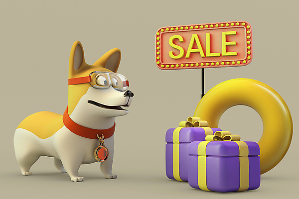 PSD 편집 편집이미지 한마리 응시 고글 3D캐릭터 사람없음 선물상자 쇼핑 3D 세일 팻말 강아지 플라스틱 디지털합성 개캐릭터 튜브 개목걸이 편집소스 편집3D 캐릭터 1 시선 동물캐릭터 재질 프레임 선물 반려동물 상자 개 애견용품 파일형식