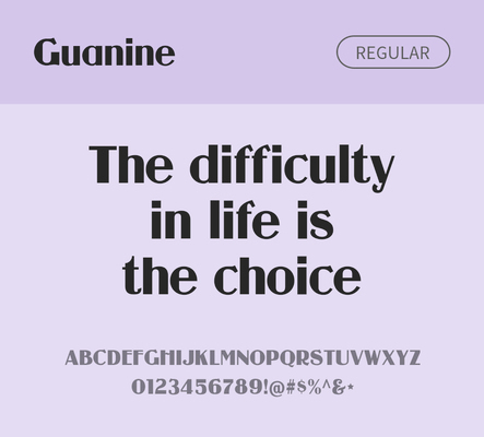 알파벳 영어 폰트 사람없음 OTF 레귤러체 낱개폰트 설치폰트 디자인서체 영문폰트 Typodermic_서체 guanine_서체 문자 파일형식