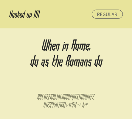 알파벳 영어 폰트 사람없음 OTF 레귤러체 낱개폰트 설치폰트 디자인서체 영문폰트 Typodermic_서체 hookedup101_서체 문자 파일형식