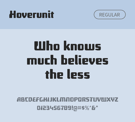 알파벳 영어 폰트 사람없음 OTF 레귤러체 낱개폰트 설치폰트 디자인서체 영문폰트 Typodermic_서체 hoverunit_서체 문자 파일형식