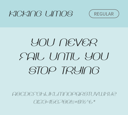 알파벳 영어 폰트 사람없음 OTF 레귤러체 낱개폰트 설치폰트 디자인서체 영문폰트 Typodermic_서체 kickinglimos_서체 문자 파일형식