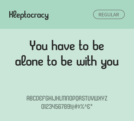 알파벳 영어 폰트 사람없음 OTF 레귤러체 낱개폰트 설치폰트 디자인서체 영문폰트 Typodermic_서체 kleptocracy_서체 문자 파일형식