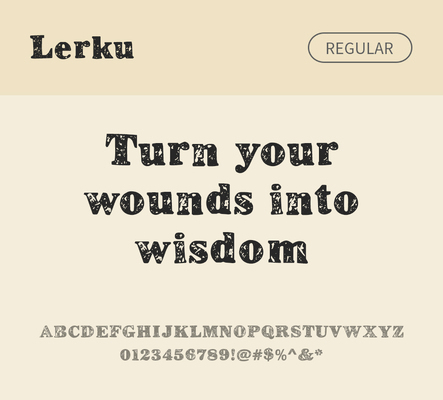 알파벳 영어 폰트 사람없음 OTF 레귤러체 낱개폰트 설치폰트 디자인서체 영문폰트 Typodermic_서체 lerku_서체 문자 파일형식