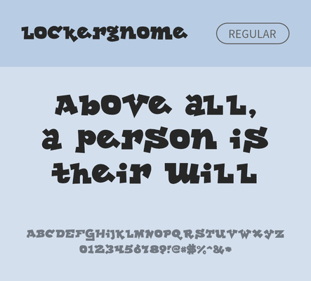 알파벳 영어 폰트 사람없음 OTF 레귤러체 낱개폰트 설치폰트 디자인서체 영문폰트 Typodermic_서체 lockergnome_서체 문자 파일형식