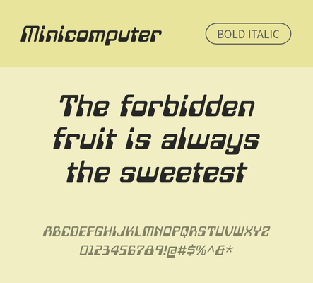 알파벳 영어 폰트 사람없음 OTF 볼드체 낱개폰트 설치폰트 디자인서체 영문폰트 Typodermic_서체 산세리프체 이탤릭체 minicomputer_서체 문자 파일형식