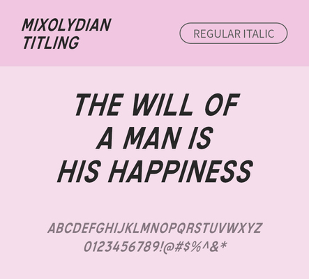 알파벳 영어 폰트 사람없음 OTF 레귤러체 낱개폰트 설치폰트 디자인서체 영문폰트 Typodermic_서체 산세리프체 이탤릭체 mixolydiantitling_서체 문자 파일형식