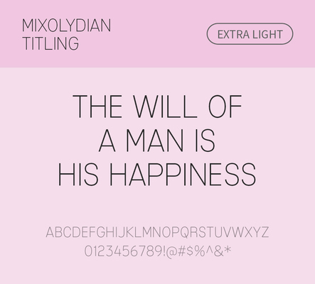 알파벳 영어 폰트 사람없음 OTF 라이트체 낱개폰트 설치폰트 디자인서체 영문폰트 Typodermic_서체 산세리프체 mixolydiantitling_서체 문자 파일형식