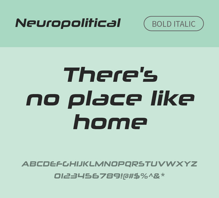 알파벳 영어 폰트 사람없음 OTF 볼드체 낱개폰트 설치폰트 디자인서체 영문폰트 Typodermic_서체 산세리프체 이탤릭체 neuropolitical_서체 문자 파일형식