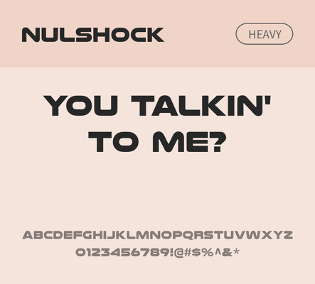 알파벳 영어 폰트 사람없음 OTF 낱개폰트 설치폰트 디자인서체 영문폰트 Typodermic_서체 산세리프체 헤비체 nulshock_폰트 문자 파일형식