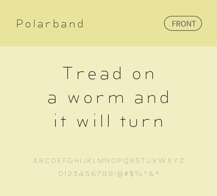 알파벳 영어 폰트 사람없음 OTF 낱개폰트 설치폰트 디자인서체 영문폰트 Typodermic_서체 산세리프체 polarband_서체 문자 파일형식