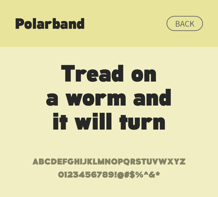 알파벳 영어 폰트 사람없음 OTF 낱개폰트 설치폰트 디자인서체 영문폰트 Typodermic_서체 산세리프체 polarband_서체 문자 파일형식