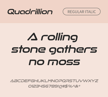 알파벳 영어 폰트 사람없음 OTF 레귤러체 낱개폰트 설치폰트 디자인서체 영문폰트 Typodermic_서체 이탤릭체 quadrillion_서체 문자 파일형식