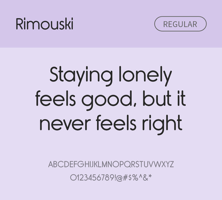 알파벳 영어 폰트 사람없음 OTF 레귤러체 낱개폰트 설치폰트 디자인서체 영문폰트 Typodermic_서체 산세리프체 rimouski_서체 문자 파일형식