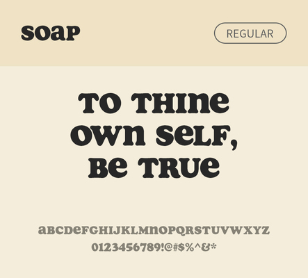 알파벳 영어 폰트 사람없음 OTF 레귤러체 낱개폰트 설치폰트 디자인서체 영문폰트 Typodermic_서체 세리프체 soap_서체 문자 파일형식