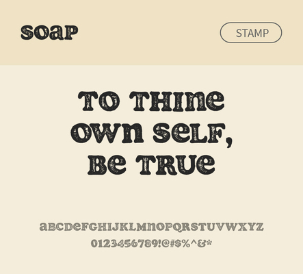 알파벳 영어 폰트 사람없음 OTF 낱개폰트 설치폰트 디자인서체 영문폰트 Typodermic_서체 세리프체 soap_서체 문자 파일형식