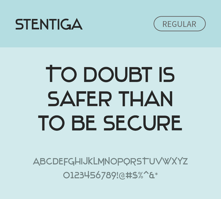 알파벳 영어 폰트 사람없음 OTF 레귤러체 낱개폰트 설치폰트 디자인서체 영문폰트 Typodermic_서체 산세리프체 stentiga_서체 문자 파일형식