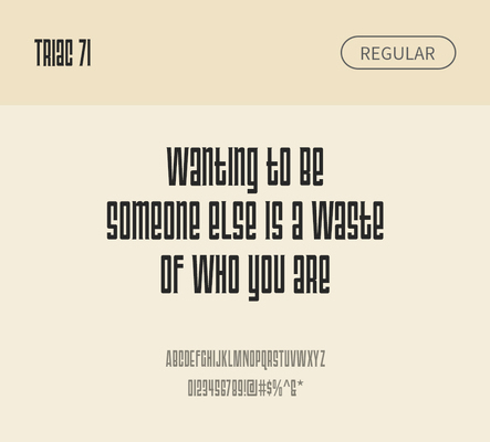 알파벳 영어 폰트 사람없음 OTF 레귤러체 낱개폰트 설치폰트 디자인서체 영문폰트 Typodermic_서체 triac71_서체 문자 파일형식