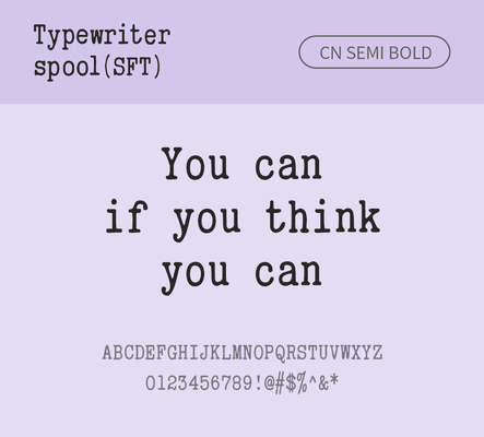 알파벳 영어 폰트 사람없음 OTF 낱개폰트 설치폰트 디자인서체 세미볼드체 영문폰트 Typodermic_서체 활자체 typewriterspoolsft_서체 typewriterspoolsftcn_서체 문자 파일형식