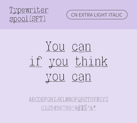 알파벳 영어 폰트 사람없음 OTF 라이트체 낱개폰트 설치폰트 디자인서체 영문폰트 Typodermic_서체 이탤릭체 활자체 typewriterspoolsft_서체 typewriterspoolsftcn_서체 문자 파일형식