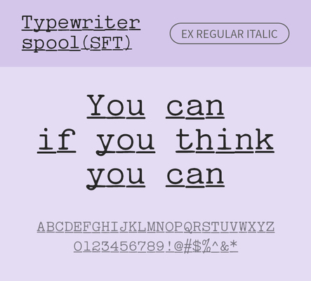 알파벳 영어 폰트 사람없음 OTF 레귤러체 낱개폰트 설치폰트 디자인서체 영문폰트 Typodermic_서체 이탤릭체 활자체 typewriterspoolsft_서체 typewriterspoolsftex_서체 문자 파일형식