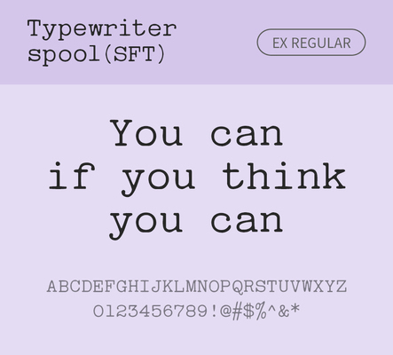 알파벳 영어 폰트 사람없음 OTF 레귤러체 낱개폰트 설치폰트 디자인서체 영문폰트 Typodermic_서체 활자체 typewriterspoolsft_서체 typewriterspoolsftex_서체 문자 파일형식