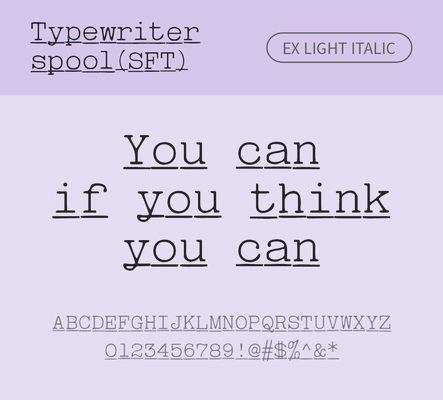 알파벳 영어 폰트 사람없음 OTF 라이트체 낱개폰트 설치폰트 디자인서체 영문폰트 Typodermic_서체 이탤릭체 활자체 typewriterspoolsft_서체 typewriterspoolsftex_서체 문자 파일형식