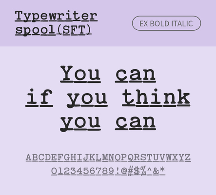 알파벳 영어 폰트 사람없음 OTF 볼드체 낱개폰트 설치폰트 디자인서체 영문폰트 Typodermic_서체 이탤릭체 활자체 typewriterspoolsft_서체 typewriterspoolsftex_서체 문자 파일형식