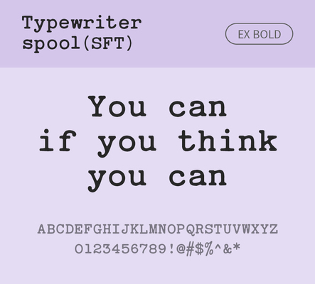 알파벳 영어 폰트 사람없음 OTF 볼드체 낱개폰트 설치폰트 디자인서체 영문폰트 Typodermic_서체 활자체 typewriterspoolsft_서체 typewriterspoolsftex_서체 문자 파일형식