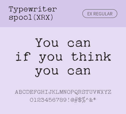 알파벳 영어 폰트 사람없음 OTF 레귤러체 낱개폰트 설치폰트 디자인서체 영문폰트 Typodermic_서체 활자체 typewriterspoolxrx_서체 typewriterspoolxrxex_서체 문자 파일형식