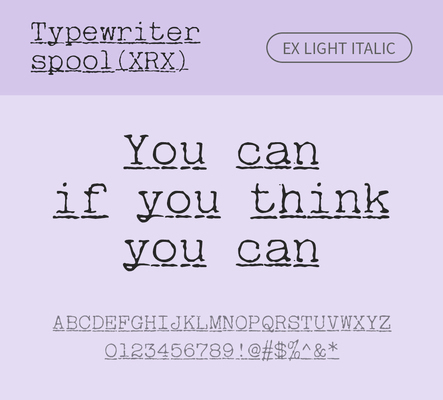 알파벳 영어 폰트 사람없음 OTF 라이트체 낱개폰트 설치폰트 디자인서체 영문폰트 Typodermic_서체 이탤릭체 활자체 typewriterspoolxrx_서체 typewriterspoolxrxex_서체 문자 파일형식