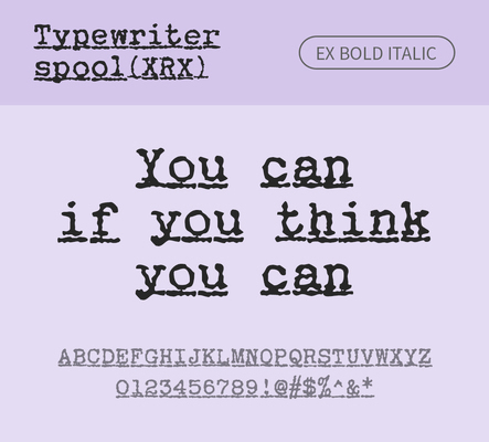 알파벳 영어 폰트 사람없음 OTF 볼드체 낱개폰트 설치폰트 디자인서체 영문폰트 Typodermic_서체 이탤릭체 활자체 typewriterspoolxrx_서체 typewriterspoolxrxex_서체 문자 파일형식