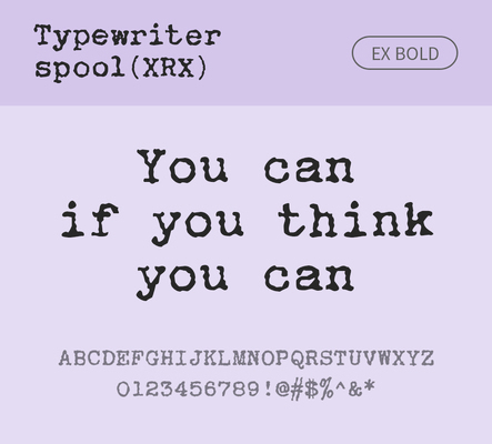 알파벳 영어 폰트 사람없음 OTF 볼드체 낱개폰트 설치폰트 디자인서체 영문폰트 Typodermic_서체 활자체 typewriterspoolxrx_서체 typewriterspoolxrxex_서체 문자 파일형식