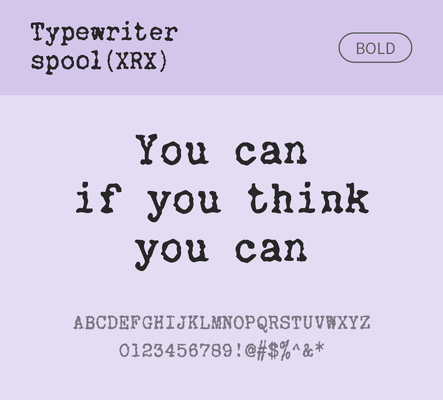 알파벳 영어 폰트 사람없음 OTF 볼드체 낱개폰트 설치폰트 디자인서체 영문폰트 Typodermic_서체 활자체 typewriterspoolxrx_서체 문자 파일형식