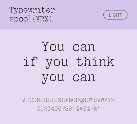 알파벳 영어 폰트 사람없음 OTF 라이트체 낱개폰트 설치폰트 디자인서체 영문폰트 Typodermic_서체 활자체 typewriterspoolxrx_서체 문자 파일형식