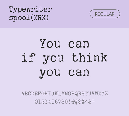 알파벳 영어 폰트 사람없음 OTF 레귤러체 낱개폰트 설치폰트 디자인서체 영문폰트 Typodermic_서체 활자체 typewriterspoolxrx_서체 문자 파일형식