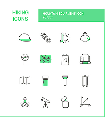 아이콘 밧줄 지도 사람없음 초록색 등산 망원경 손전등 온도계 체온계 모닥불 땅 선크림 물통 라인아이콘 우비 등산가방 라이터 등산스틱 맥가이버칼 주의사항 지반침하 캡모자 손풍기 2D아이콘 AI파일 모자_잡화 옷 줄 컬러 가방 불 조명 주의 화장품 트래킹 선풍기 칼 휴대용 자연재해 등산용품 파일형식 벡터