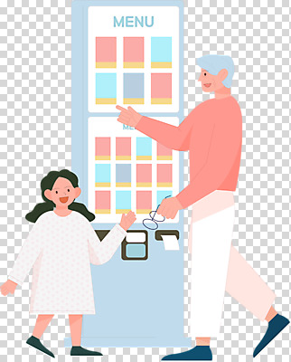 전신 편집 편집이미지 여자 노년 남자 안경 어린이 들기 누끼 소녀 두명 손들기 터치 가리킴 결제 주문 영수증 PNG 키오스크 편집소스 잡화 모션 사람 손짓 성인 금융 파일형식