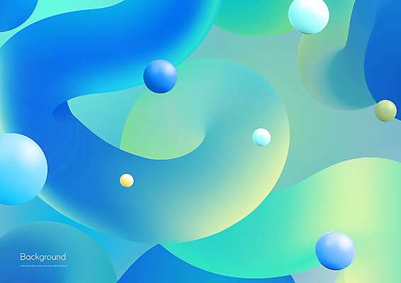 PSD 편집이미지 백그라운드 사람없음 초록색 파란색 3D 구 원형 입체 그라데이션 그라디언트 편집3D 도형 컬러 디지털합성 파일형식