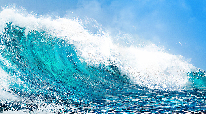 PSD 파도 바다 일러스트 자연 하늘 풍경 사람없음 여름 파란색 평화 시원함 자연백그라운드 국내일러스트 계절 컬러 백그라운드 컨셉 생태계 파일형식
