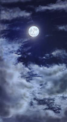 PSD 구름 일러스트 자연 밤하늘 풍경 사람없음 평화 달 야간 남색 자연백그라운드 국내일러스트 자연요소 컬러 백그라운드 컨셉 하늘 생태계 파일형식