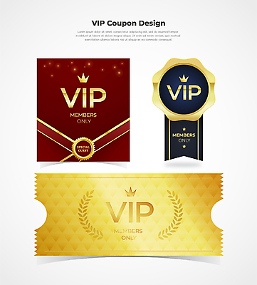 디자인 일러스트 왕관 사람없음 세트 금색 화려 고급 남색 쿠폰 배지 VIP 멤버십 월계수 버건디 국내일러스트 AI파일 컬러 컨셉 빨간색 파일형식 벡터