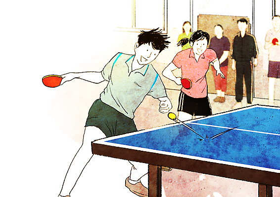 전신 PSD 여자 남자 일러스트 협력 함께함 서기 웃음 들기 경기 여러명 상반신 성인 취미 경쟁 탁구채 탁구 구경 즐거움 탁구공 복식 탁구대 동호회 탁구장 성인만 국내일러스트 감정 스포츠 다수 컨셉 공 스포츠시설 모션 표정 사람 구기 라켓 탁구용품 파일형식