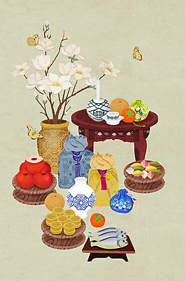 PSD 한국전통 명절 나비 일러스트 복주머니 전통소품 세마리 감 어류 사람없음 추석 꽃병 회색 나뭇가지 보자기 항아리 배 사과 보따리 송편 한국화 명절음식 목련 소반 다과상 민화 전통다과 추석선물 명절선물 국내일러스트 나무 전통 기념일 꽃 음식 컬러 곤충 과일 탁자 떡 한국 3 선물 수중동물 전통음식 도자기 동양화 오브젝트 그림 다과 파일형식 천_직물