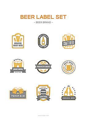 아이콘 별 리본 왕관 맥주 생맥주 사람없음 세트 노란색 라벨 사각형 회색 원형 건배 보리 맥주잔 맥주병 타원형 맥주통 술통 오리지널 2D아이콘 AI파일 자연요소 도형 컬러 술잔 술병 곡류 프레임 주류 파일형식 벡터