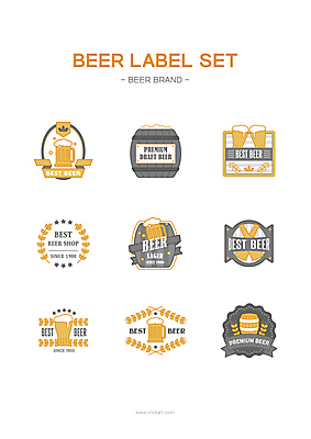 아이콘 별 리본 왕관 맥주 생맥주 사람없음 노란색 라벨 사각형 회색 건배 보리 맥주잔 맥주병 타원형 맥주통 술통 월계수 프리미엄 2D아이콘 AI파일 자연요소 도형 컬러 술잔 술병 곡류 프레임 주류 원형 파일형식 벡터