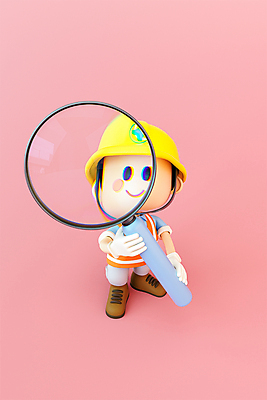 전신 PSD 편집 편집이미지 남자 분홍색 돋보기 3D캐릭터 직업캐릭터 한명 서기 들기 안전 성인 3D소스 3D 올려보기 작업 확대 안전모 디지털합성 산업안전 산업안전캐릭터 안전조끼 성인남자한명만 편집소스 건설근로자 편집3D 직업 캐릭터 1 산업 컬러 모션 사람 헬멧 안전장비 산업캐릭터 남자한명만 성인남자만 파일형식