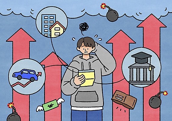 PSD 남자 화살표 지폐 돈 일러스트 학사모 자동차 주택 한명 들기 상반신 성인 건물 파란색 지갑 폭탄 사회이슈 고민 은행 통장 상승 대출 빚 곤란 학비 힘듦 성인남자한명만 비어있는 국내일러스트 모자_잡화 1 건축물 감정 육상교통 컬러 컨셉 졸업 모션 사람 금융 경제 재산 폭발물 남자한명만 성인남자만 파일형식 비용